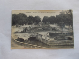 NIMES ( 30 Gard ) JARDIN DE LA FONTAINE  VUE GENERALE - Nîmes