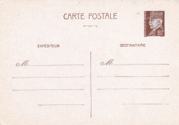 Carte Postale, Timbre Pétain 80 Cts - Ohne Zuordnung