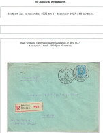 TP 207 Albert Hoyoux S/L. Recommandée Obl. Bugge 25/4/1927 > Hooglede - Brieven En Documenten