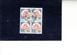 ITALIA  1980 - Sassone  1519°  (quartina) - Castello Di Mussomeli - Storia - 1971-80: Gebraucht