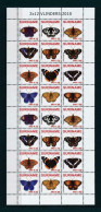 Suriname Surinam 2010 Tropical Butterflies Sheetlet Of 2 Sets MNH - Schmetterlinge