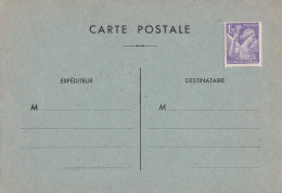 Carte Postale, Timbre Iris 1F20 - Sin Clasificación