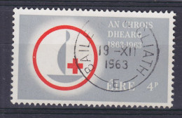 Ireland 1963 Mi. 161, 4p. Red Cross Rotes Kreuz Croix Rouge Cruz Roja Deluxe BAILE ATHA CLIATH 1963 Cancel !! - Gebraucht