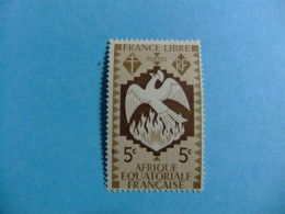 56 AFRICA EQUATORIAL FRANCESA ( A.E.F.) 1941 / FRANCE LIBRE / YVERT 141 ** MNH - Nuovi