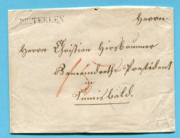 Umschlag Von Pieterlen Nach Sumiswald 1853 - ...-1845 Prephilately