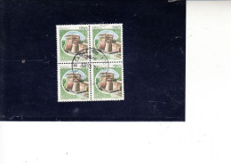 ITALIA  1980 - Sassone  1517°  (quartina) - Rocca Di Mondavio - Storia - 1971-80: Gebraucht