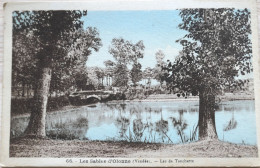 C. P. A. Couleur : 85 : LES SABLES D'OLONNE : Lac De Tanchette, Timbre En 1937 - Sables D'Olonne