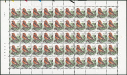 Collection / Collectie BUZIN (Oiseaux / Vogels) - Feuille F2918** (MNH) Planche, Plaatnummer 1 Date 2002 - 2001-2010