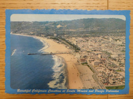 AFR  -  ETATS UNIS   Beautifil  California  Coastline At Santa Monica And Pacific  Palisades - Sonstige & Ohne Zuordnung