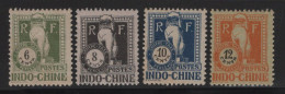 Indochine - Taxe N°37 à 40 - Cote 7.75€ - * Neufs Avec Charniere - Unused Stamps