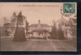 Cpa 25 Besançon Les Bains Le Casino, Le Kiosque Et Les Jardins - Besancon