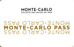 PRINCIPATO DI MONACO  KEY HOTEL    Monte-Carlo Pass - Chiavi Elettroniche Di Alberghi