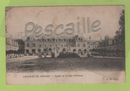 41 LOIR & CHER - CP CHATEAU DE MENARS - FACADE SUR COUR D'HONNEUR - G.H. PHOT N°1 - CIRCULEE 1904 HOTEL SUISSE MONTREUX - Autres & Non Classés