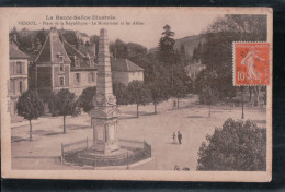 Cpa 70 Vesoul Place De La République Le Monument Et Les Allées - Vesoul