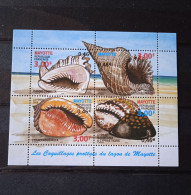 Mayottes, Neuf, N°BF04, Les Coquillages - Unused Stamps