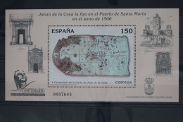 Spanien Block 85 Mit 3555 Postfrisch Geschichte Schifffahrt #FR912 - Andere & Zonder Classificatie