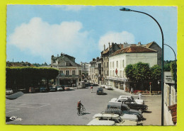 91 BRUNOY N°4 Place De La Gare  Café Restaurant De La Gare PMU Tabac Voitures Citroën 2CV Ami 6 Tube - Brunoy