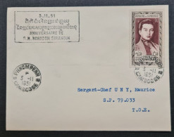 CAMBODGE,  Timbre Numéro 11 Sur Lettre. - Cambodge