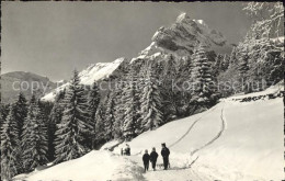 11653048 Braunwald GL Mit Ortstock Kinder Mit Schlitten Braunwald - Altri & Non Classificati