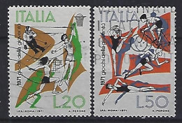Italy 1971  Jugendsportspiele  (o) Mi.1341-1342 - 1971-80: Gebraucht