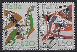 Italy 1971  Jugendsportspiele  (o) Mi.1341-1342 - 1971-80: Gebraucht