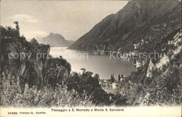 11653029 Lugano TI Paesaggio A S. Mamette E Monte S. Salvatore Lugano - Autres & Non Classés