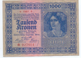 Austria 1.000 Kronen 1922 - Oesterreich