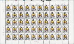 Collection / Collectie BUZIN (Oiseaux / Vogels) - Feuille F2966** (MNH) Planche, Plaatnummer 1 Date 2000 - 1991-2000