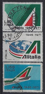 Italy 1971  25 Jahre Alitalia  (o) Mi.1343-1345 - 1971-80: Afgestempeld