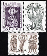 Poland - 1997 - St. Adalbert - Mint Stamp Set - Unused Stamps