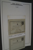 Type Léopold II 1875, Deux Cartes N° 7 Pour Collection Voir Photos - Briefkaarten 1871-1909