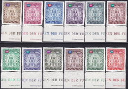 Liechtenstein, 1976, D 57/68, MNH **, Regierungsgebäude. - Dienstmarken