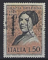 Italy 1971  Grazia Deledda  (o) Mi.1346 - 1971-80: Afgestempeld