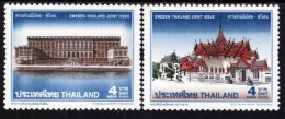 Thailand - 2002 - Traditional Architecture - Joint Issue With Sweden - Mint Stamp Set - Tailandia