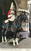 R015168 Mounted Sentry. The Life Guards. London. Valentine - Sonstige & Ohne Zuordnung