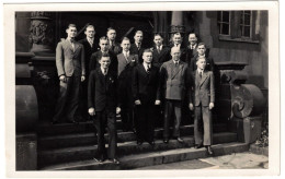 AK - CARTE PHOTO  1939 : PHOTO OTTO SCHRÖDER DUISBURG - GROUPE D'HOMMES À IDENTIFIER - DUISBOURG ALLEMAGNE - Duisburg