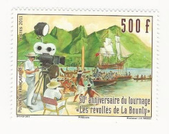 Polynésie-2011-Cinquantenaire Du Tournage Du Film "Les Révoltés Du Bounty" - N° 972 ** - Unused Stamps