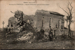 N°2207 W -cpa Lunéville -l'église D'Erbéviller Après Bombardement- - Luneville