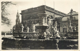 Germany Postcard Dresden Zwinger Am Nymphenbad - Otros & Sin Clasificación