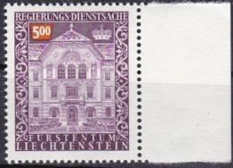 Liechtenstein, 1989, D 69, MNH **, Regierungsgebäude. - Dienstzegels