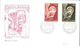 VATICAN FDC 1968 POSTE AERIENNE - FDC