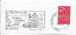 FRANCE. POSTMARK.  MUNSTER. 2006 - 1961-....