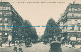 R015214 Paris. Boulevard Des Capucines Et Place De L Opera. B. Hopkins - Mondo