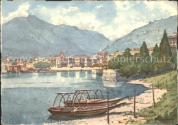 11652615 Locarno TI Motiv Am Lago Maggiore Kuenstlerkarte  - Autres & Non Classés