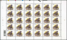 Collection / Collectie BUZIN (Oiseaux / Vogels) - Feuille F3139** (MNH) X30 Planche, Plaatnummer 1 Date 2002 - 2001-2010