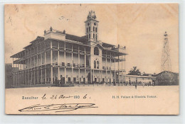 Tanzania - ZANZIBAR - H.H. Palace And Electric Tower - POSTCARD IS UNSTICKED - Publ. Pereira De Lord Brothers  - Tanzanie