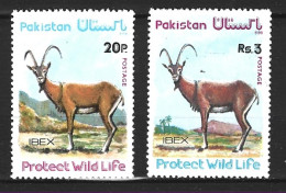 PAKISTAN. N°405-6 De 1976. Bouquetins. - Andere & Zonder Classificatie