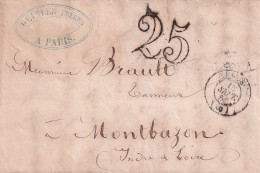 Courrier 1850, Geisler Frères - Non Classificati