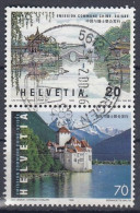 SWITZERLAND 1667-1668,used,hinged - Emissions Communes
