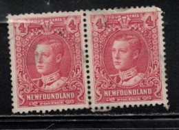 NEWFOUNDLAND Scott # 166 Used Pair - Prince Of Wales (Later KEVIII) - 1908-1947